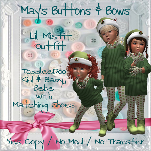 MBB * Lil Misfit Outfit (K,B&Bebe)