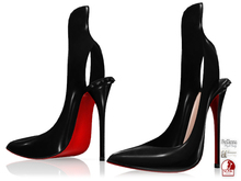 Garbaggio // Rose Pumps - Black