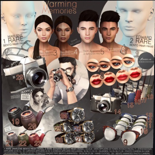 26 Genesis Lab. - "Warming Memories"- Watch - Blue