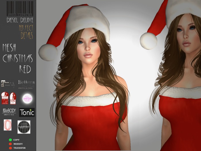 [DIESELdeluxe] Mesh Christmas RedDII