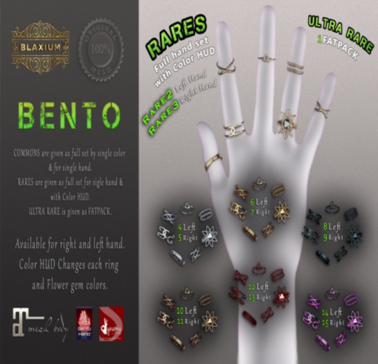 13.BLAXIUM -Andria Rings Bento- Red MTY R - Common