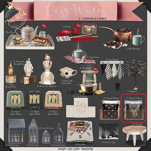 -tres blah- Cozy Winter - Winter Pillows