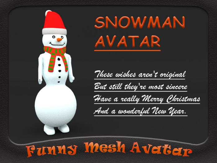SNOWMAN AVATAR GIFT (FREE)