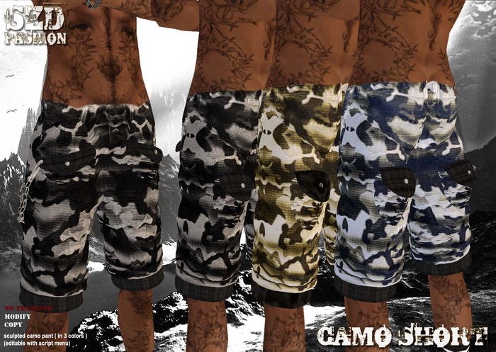 :SZD: Camo Short ( 3 Colors )