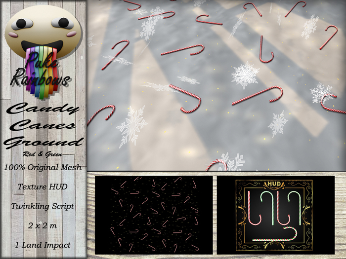 [PR] Candy Canes Ground - Red & Green (Boxed)