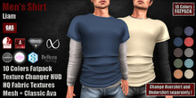 GAS [Men's Shirt Liam- 10 Colors w/HUD FATPACK]