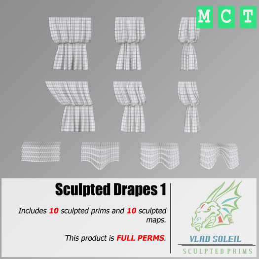 Sculpted Drapes 1 [FULL PERMS]