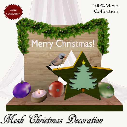 Mesh Christmas Decoration v. 21