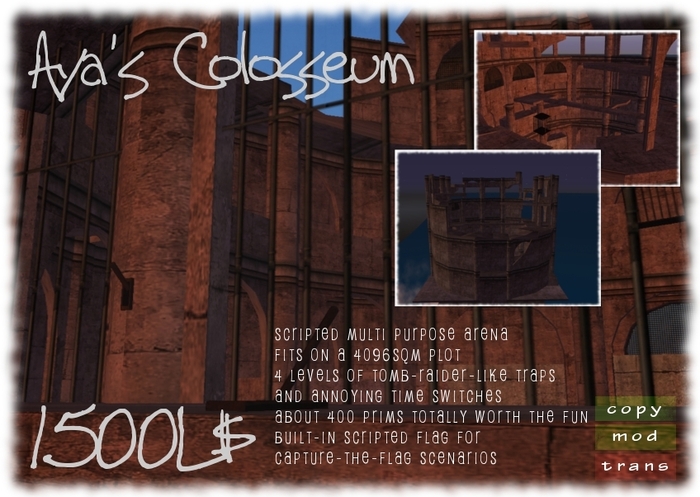 MP Colosseum - Combat Arena slightly decayed