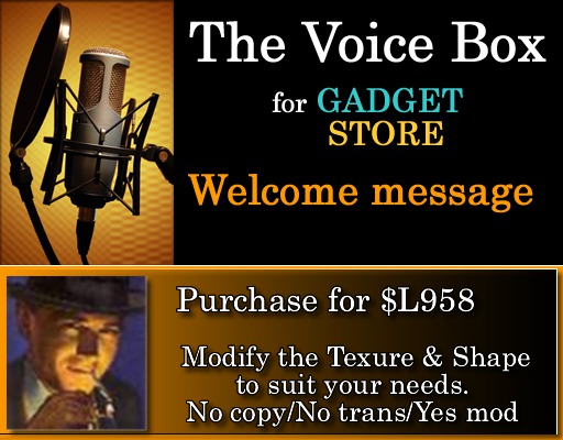 Audio Gadget Store Welcome - TVB The Voice Box