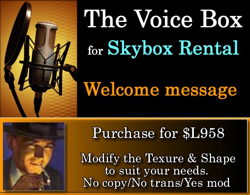 Audio Skybox Rentals Welcome - TVB The Voice Box