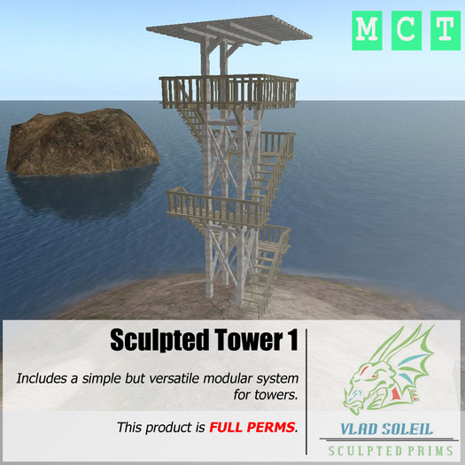 Sculpted Tower 1 [FULL PERMS]