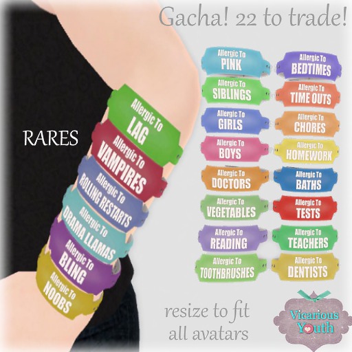 Second Life Marketplace - {V*Y} Arm Band - Allergic To Doctors