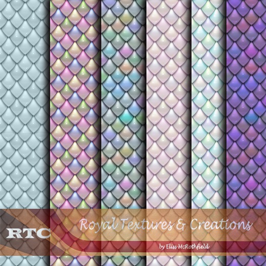 RTC -6 FISH SCALES TEXTURES-BOX