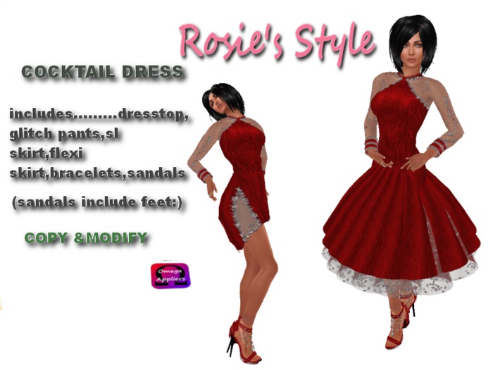 RS*Cocktail Dress w/omega applier