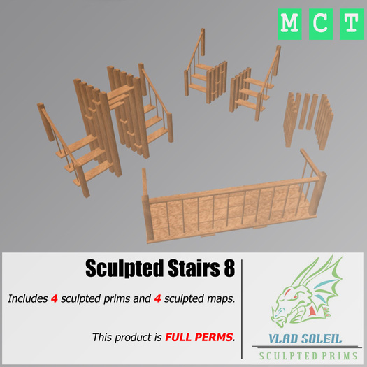 Sculpted Stairs 8 [FULL PERMS]
