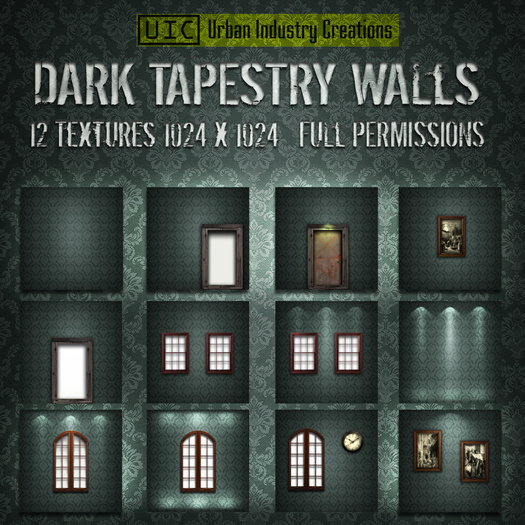 UIC Dark Tapestry Walls