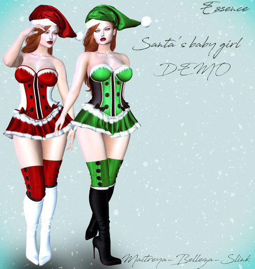 :ESSENCE:SANTA'S BABY GIRL RED DEMO