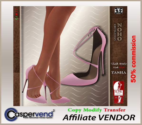Affiliate Vendor [NOHO] - Tasha Heels pink