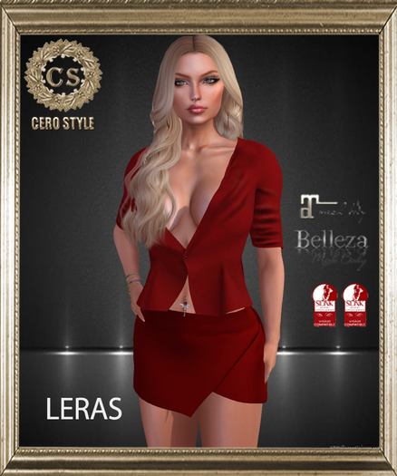 CERO STYLE Leras Outfit Red