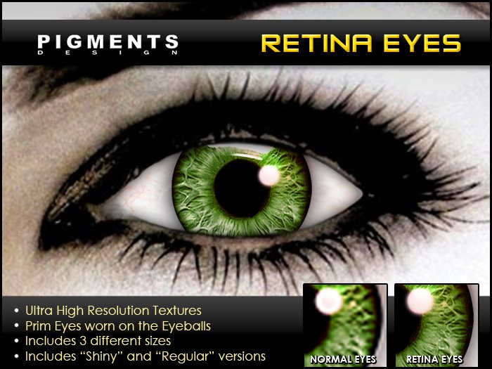 PIGMENTS - Retina Eyes - Emerald
