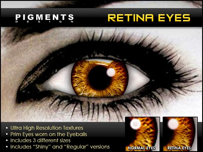 PIGMENTS - Retina Eyes - Hazel