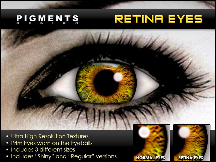 PIGMENTS - Retina Eyes - Mystique
