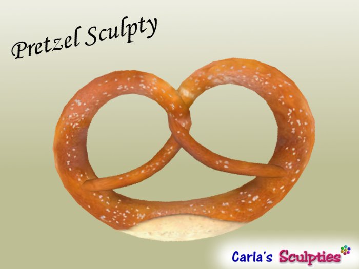 Sculpty Brezel - Full Perms Sculptmaps - Oktoberfest!