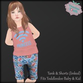 {V*Y} Tank & Shorts - Wifi Princess