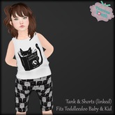 {V*Y} Tank & Shorts - World Domination For Cats