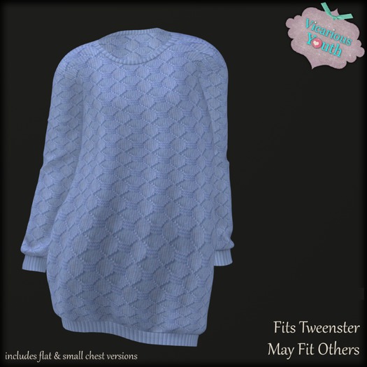 {V*Y} Frankie Sweatshirt - Blue Sweater