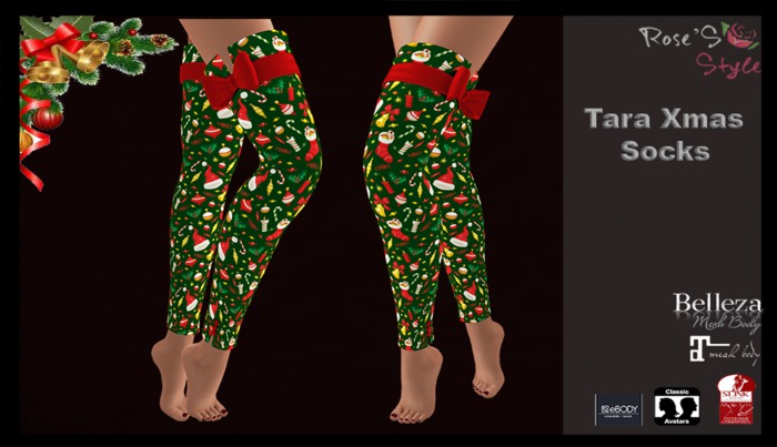 ROSE'S STYLE Tara Xmas Socks 