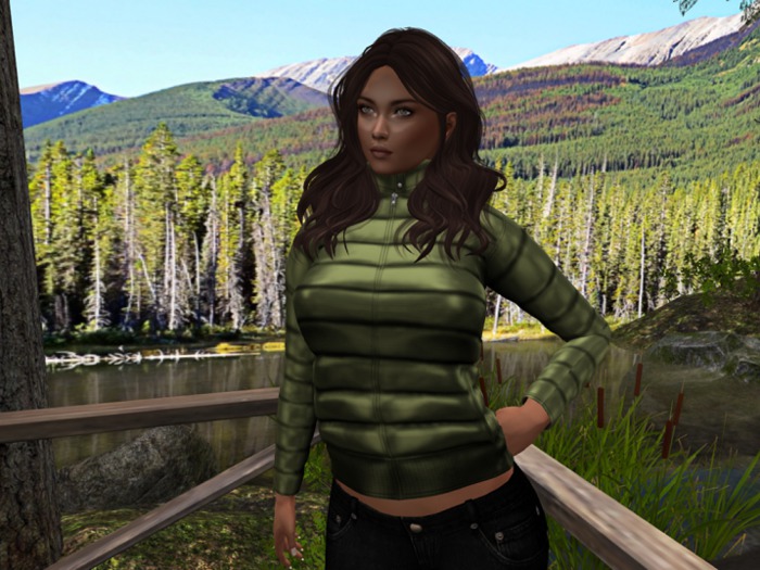 :V.e. Vale Puffer Jacket Khaki COMMON