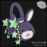 {V*Y} Bunny Earmuffs - Purple/Aqua
