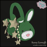 {V*Y} Bunny Earmuffs - Sage/Tan 