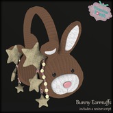 {V*Y} Bunny Earmuffs - Brown/Tan  