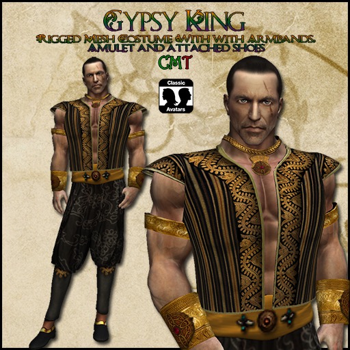 Second Life Marketplace Gypsy King Gold