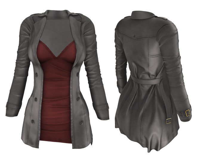 adorsy - Natasha Coat with Dress Grey - Maitreya