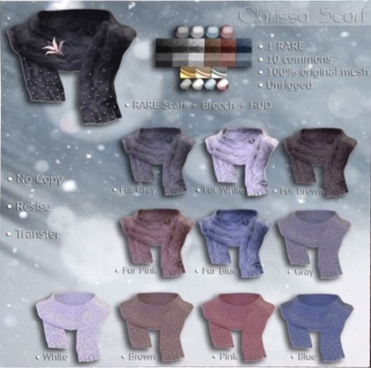 .::Nanika::. Clarissa Scarf Fur Grey