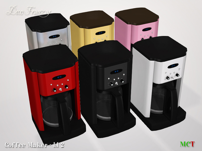 ~DecoFranzy~ Coffee Maker 6 Colors (CM)