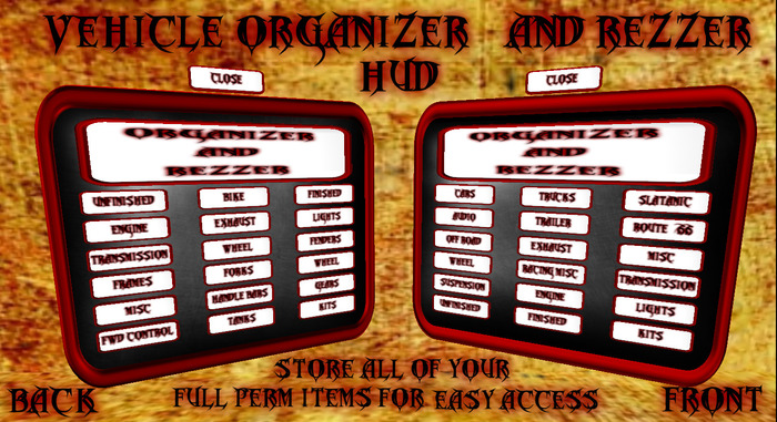 ::SSD:: Vehicle Organizer & Rezzer Hud V.1(Boxed)