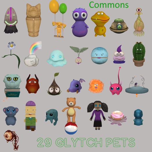 29 Glytch Pets Common - Darkside Designs Bag
