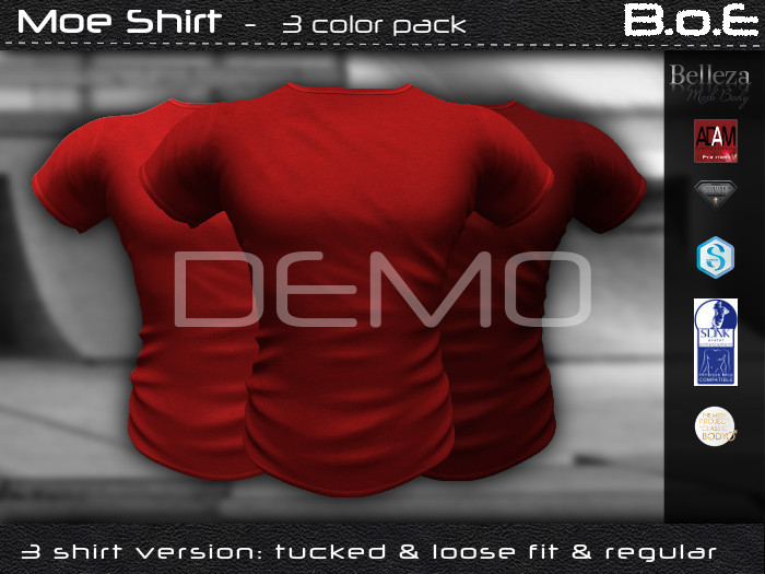 B.o.E - DEMO - Moe Shirt - red