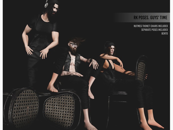 RK Poses. Guys' time