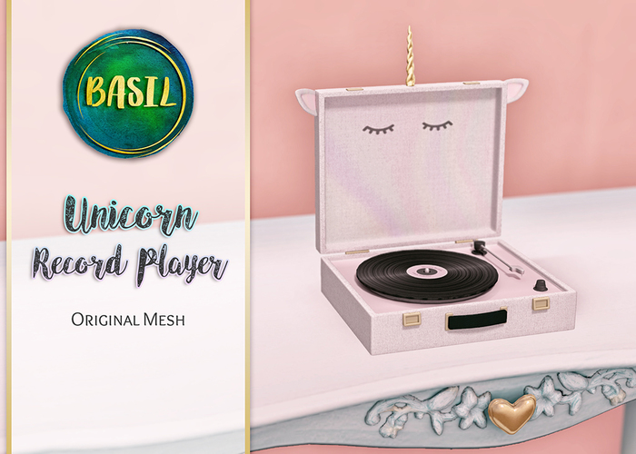 .BASIL. Unicorn Record Player