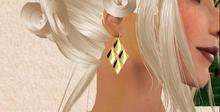 Diamond Dangle Earrings - Touch to Change Color