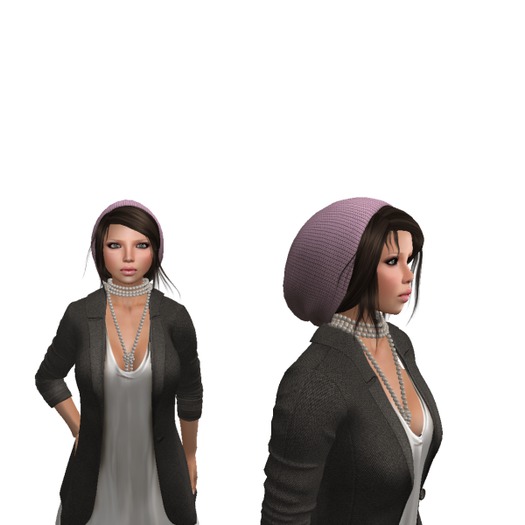 women's winter hat pink