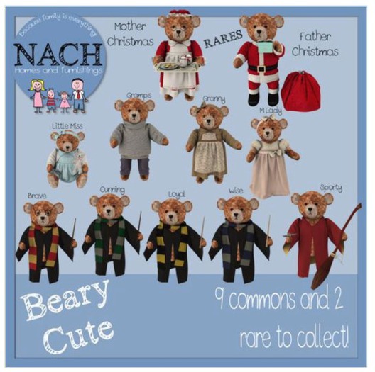 NACH Father Christmas Bear RARE