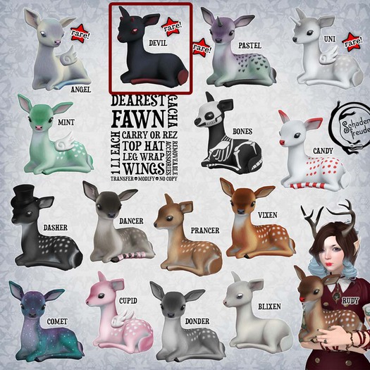 Schadenfreude Devil Dearest Fawn RARE