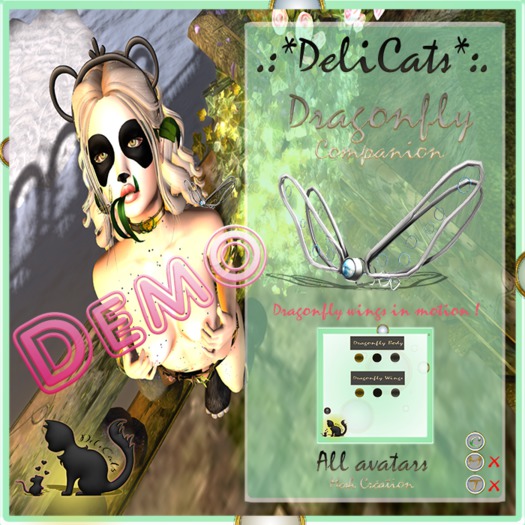 *-DeliCats-* DragonFly Companion DEMO